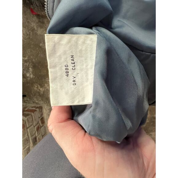 cocoon coat quilted hood 1980s gray toggle buttons - Picture 11 of 13